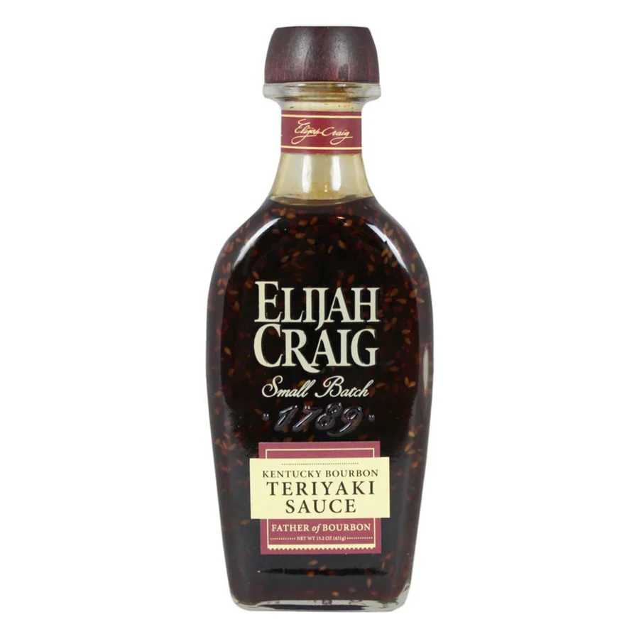 Elijah Craig Kentucky Bourbon Teriyaki Sauce – Small Batch Bourbon-Infused Teriyaki