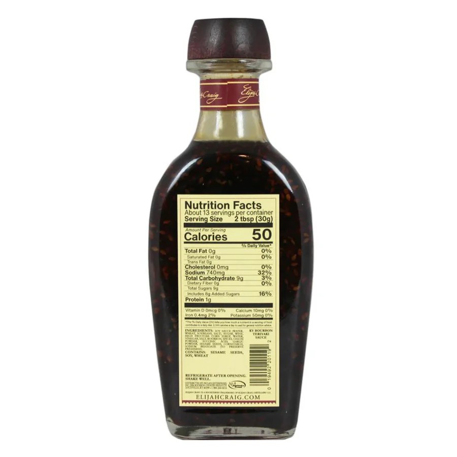 Elijah Craig Kentucky Bourbon Teriyaki Sauce – Small Batch Bourbon-Infused Teriyaki - Image 3
