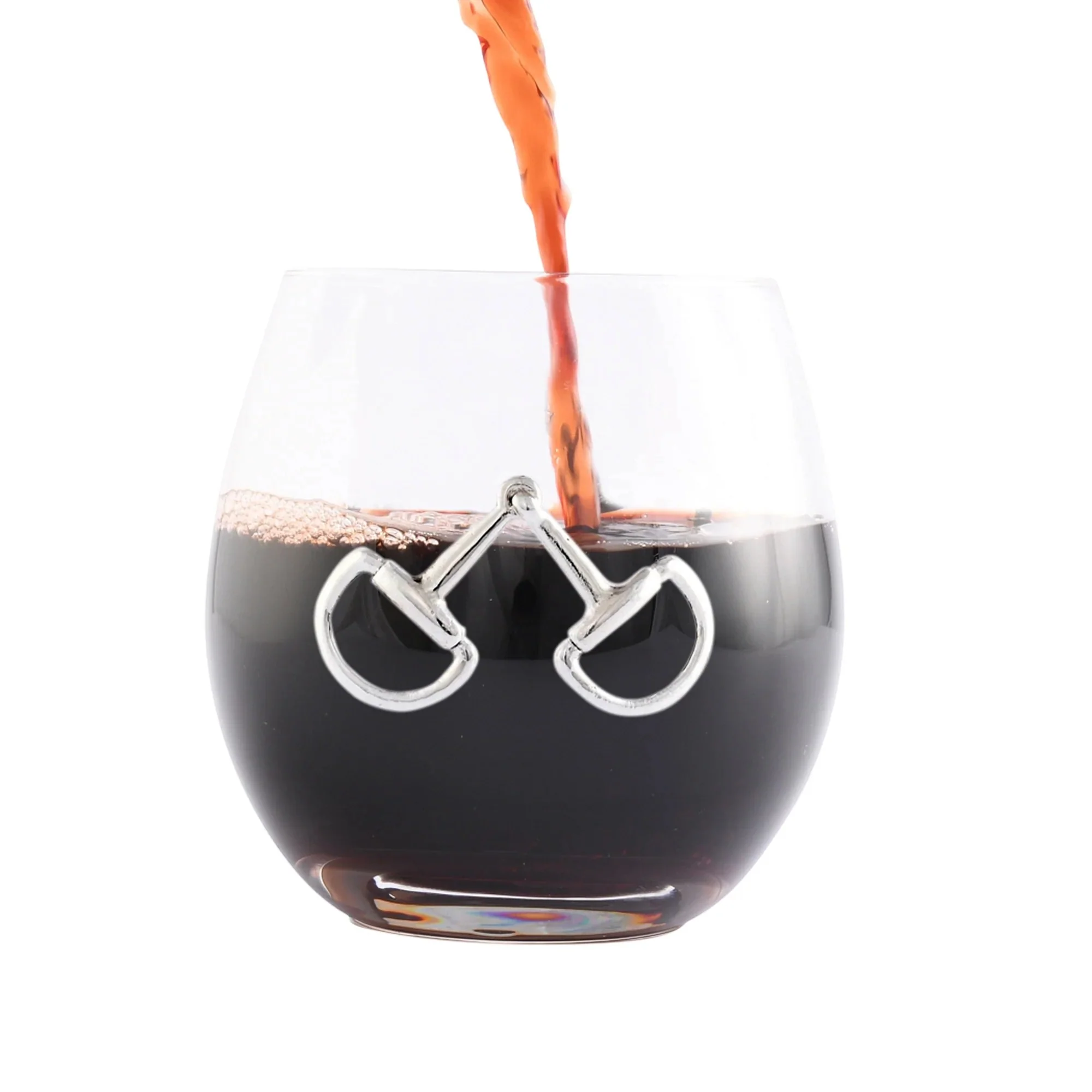 Equestrian Bit Stemless Wine Glasses – Single or Set of 4 (12 oz) - Image 3