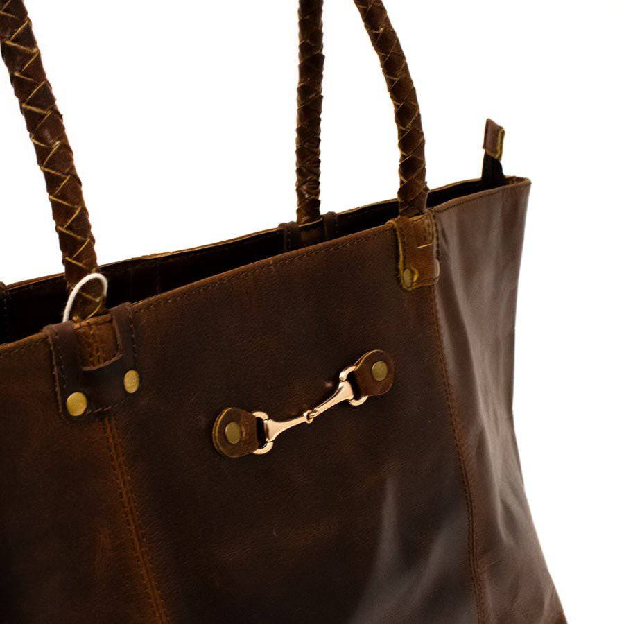 Equestrian Snaffle Bit Leather Purse - Image 2