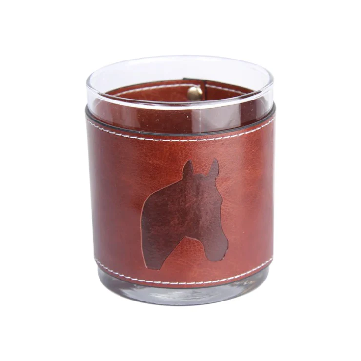 Faux Leather-Wrapped Rocks Glass – Classic Kentucky Designs - Image 7