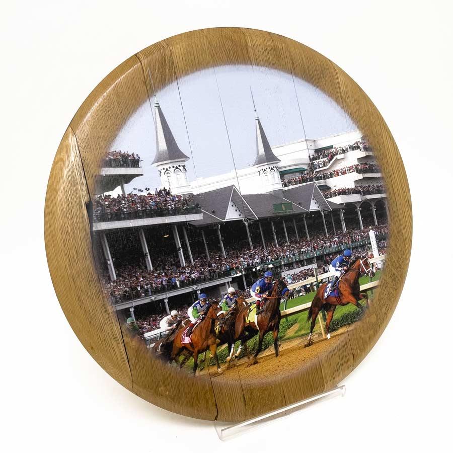 First Turn Kentucky Derby Barrel Head - Image 2