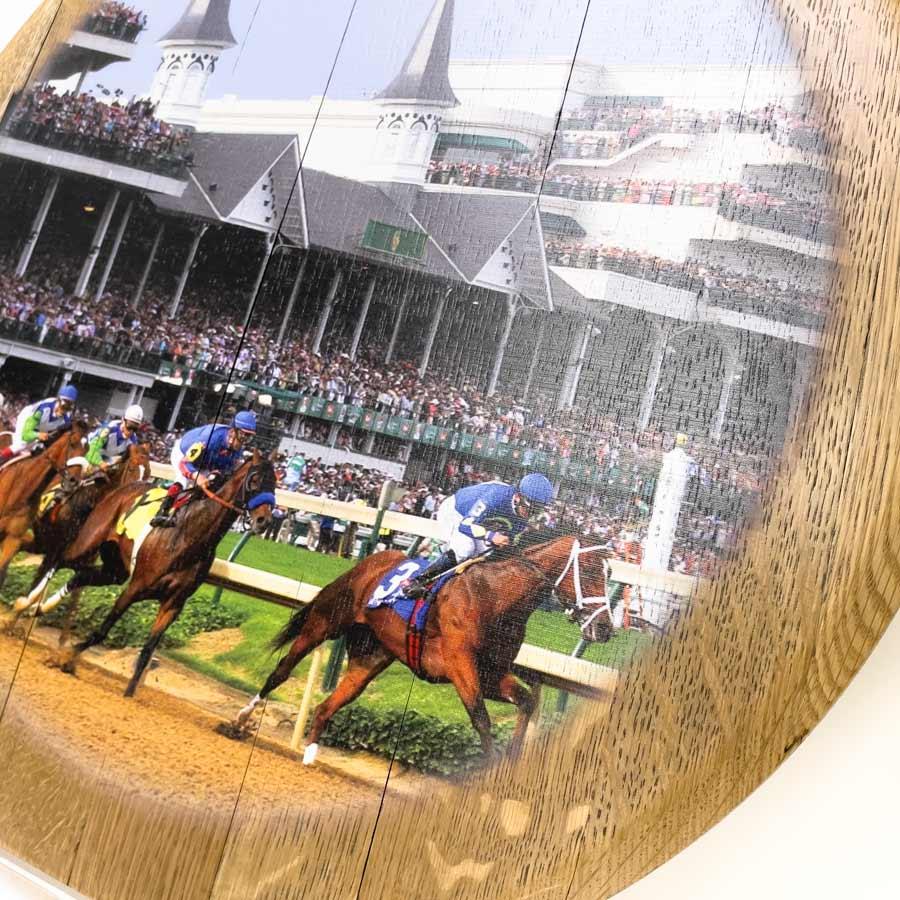 First Turn Kentucky Derby Barrel Head - Image 3