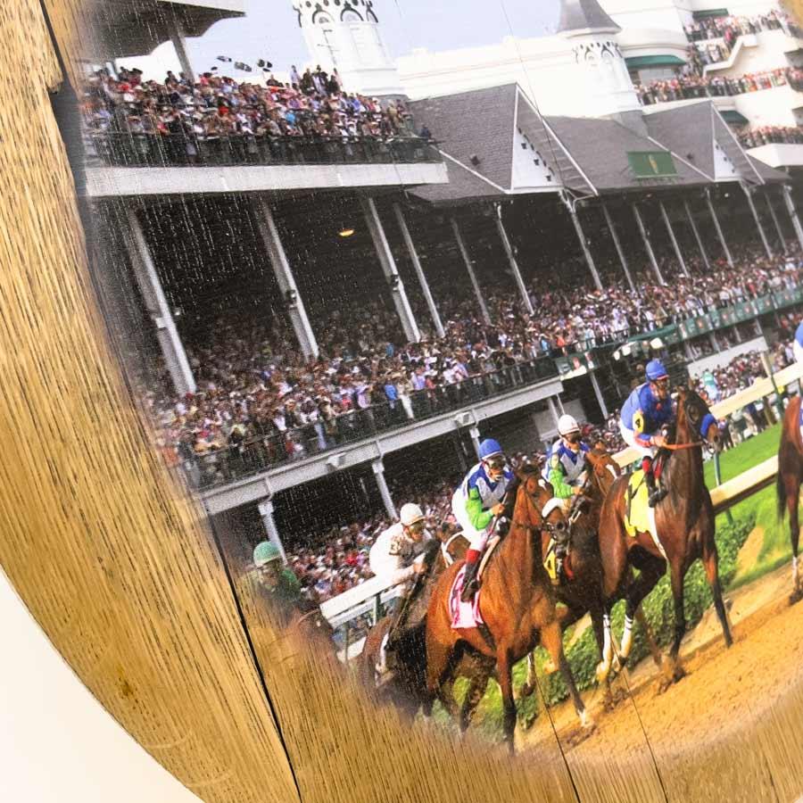 First Turn Kentucky Derby Barrel Head - Image 4
