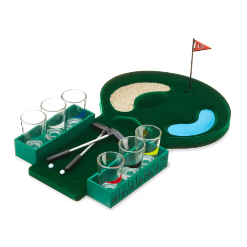 Foster and Rye Putt and Shot Glass Game – Mini Golf Drinking Game Set - Image 3