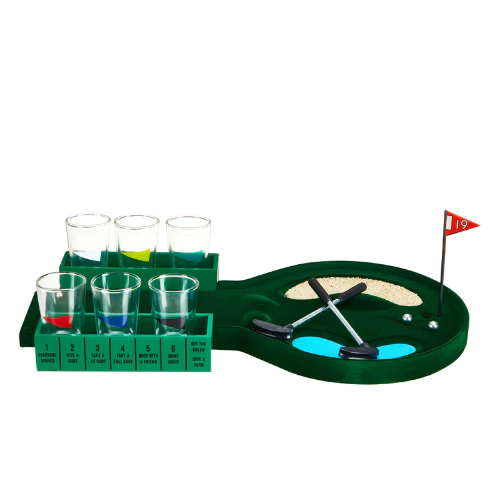 Foster and Rye Putt and Shot Glass Game – Mini Golf Drinking Game Set - Image 4