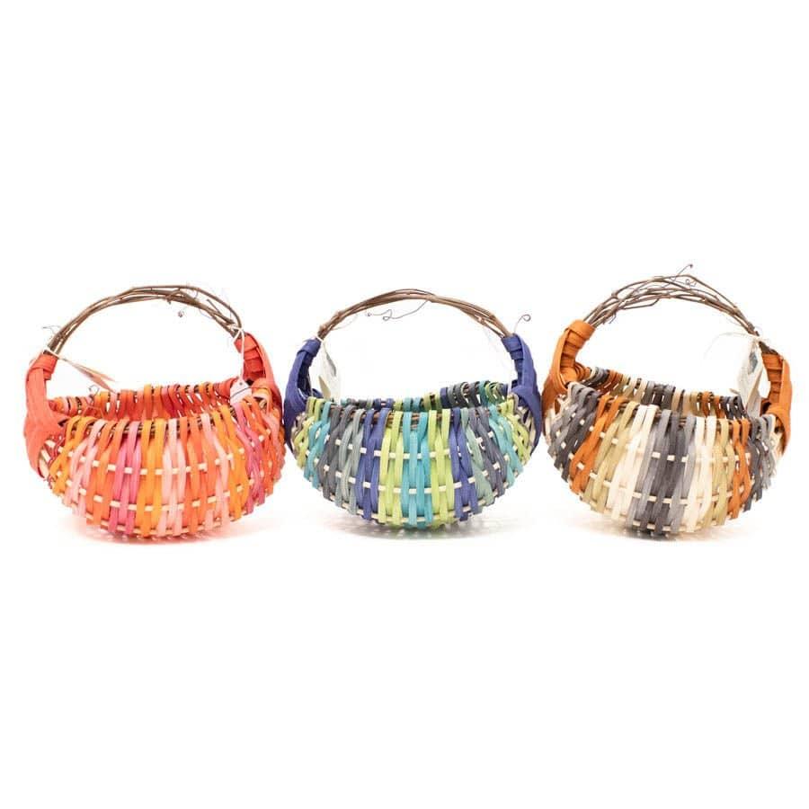 Handcrafted Designer Rattan Baskets - Image 2