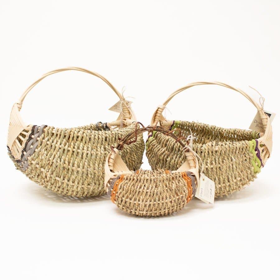 Handcrafted Designer Sea Grass Baskets