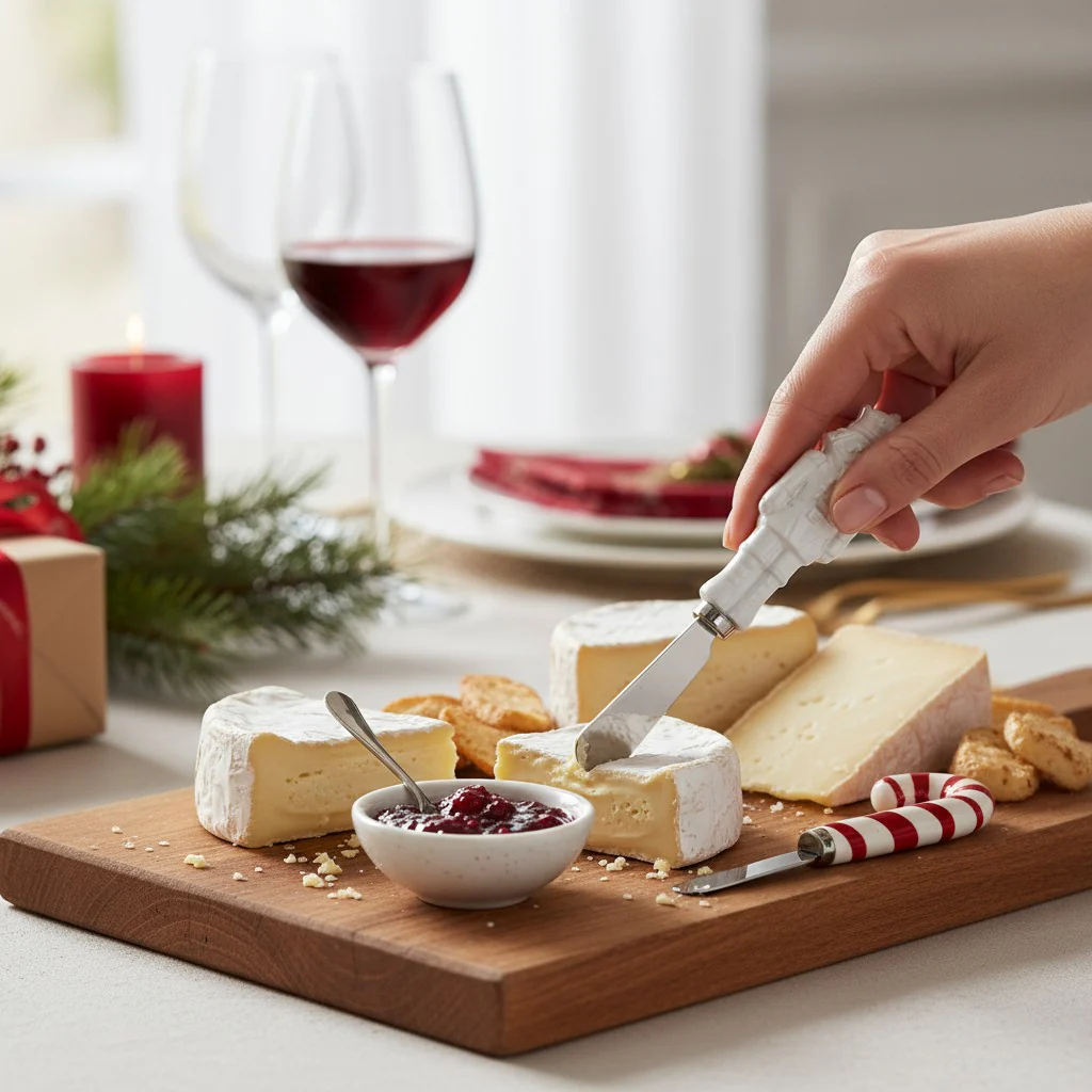 Holiday Cheese Spreaders – 3 Festive Designs (Candy Cane, Nutcracker, Christmas Tree) - Image 4