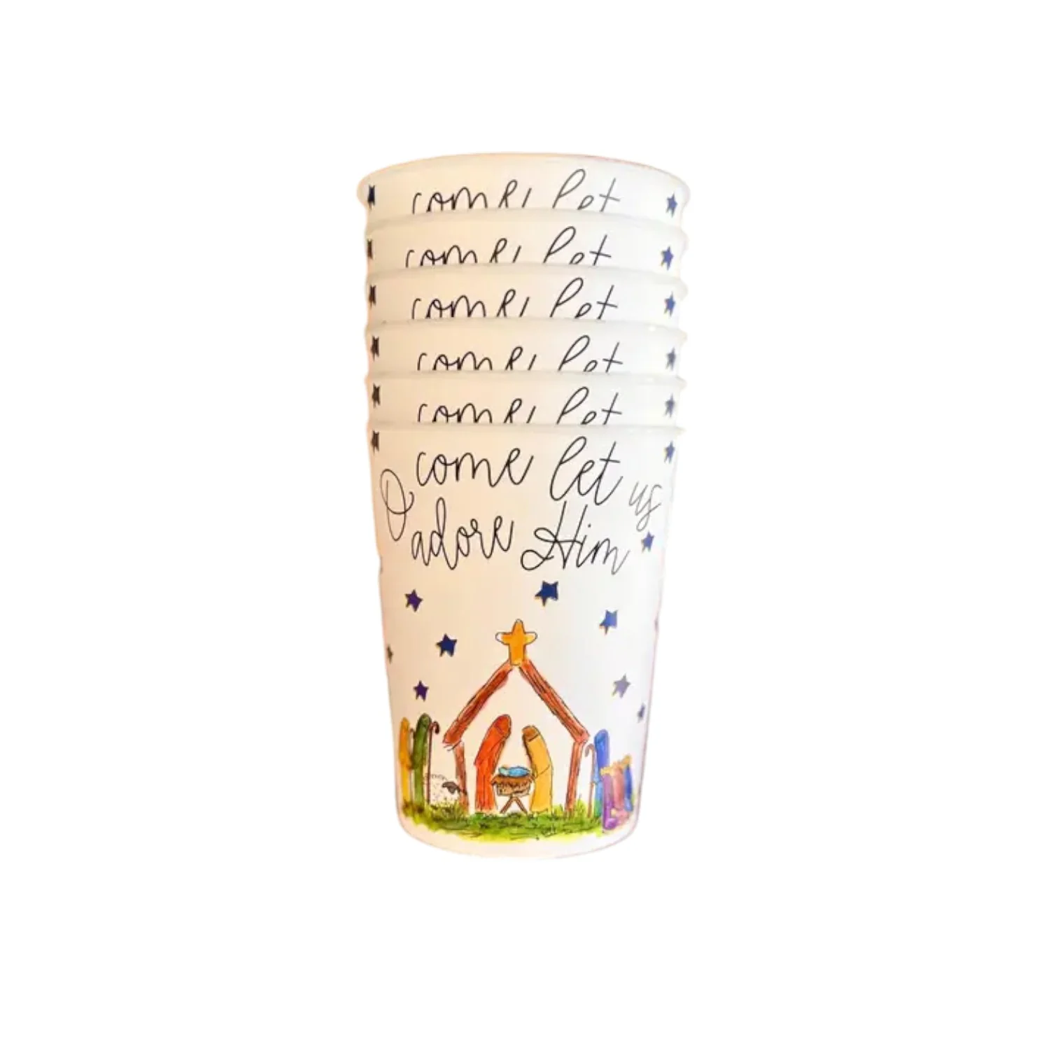 Holiday Reusable Party Cups – 4 Festive Designs - Image 4