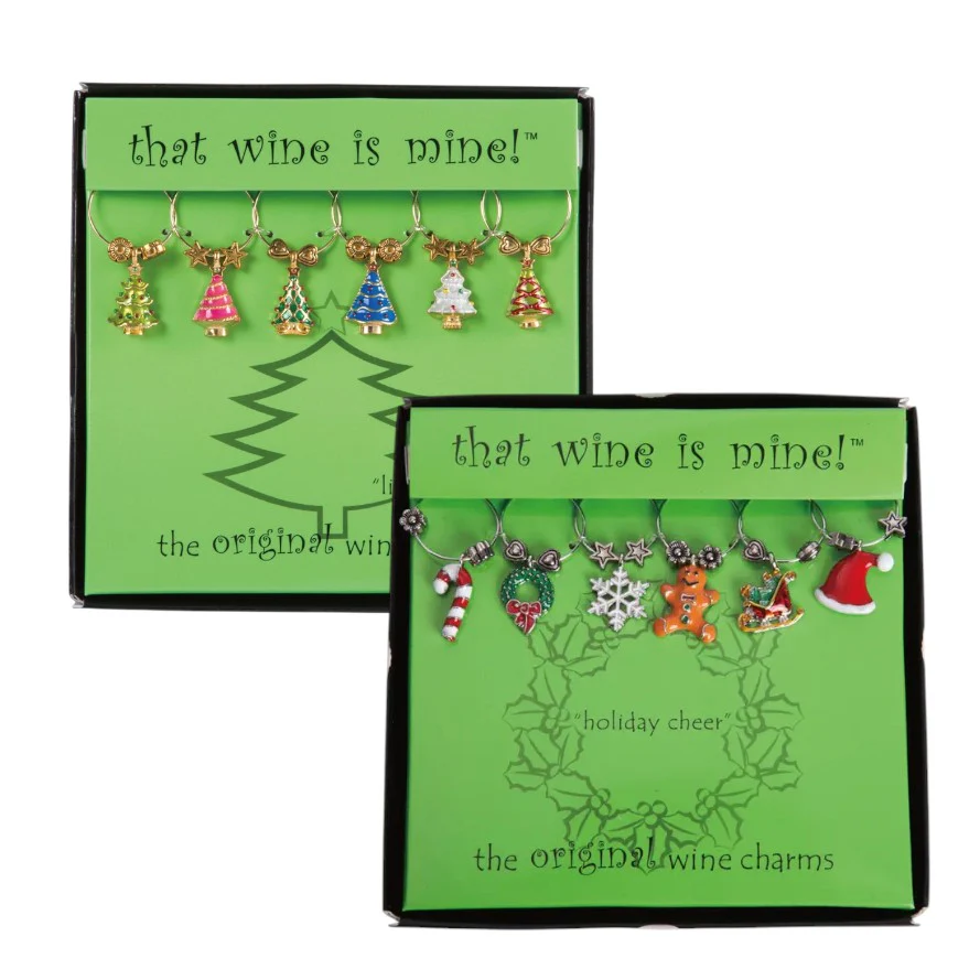 Holiday Wine Charms – 2 Styles