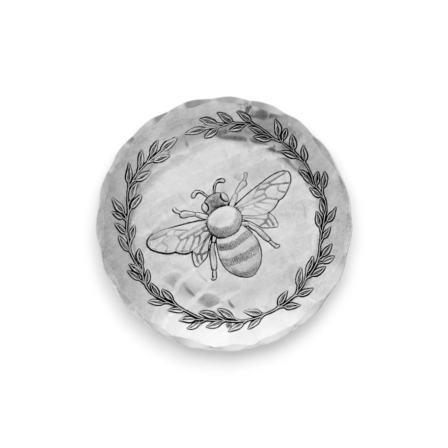 Honey Bee Coaster | Handcrafted Aluminum Bee Decor