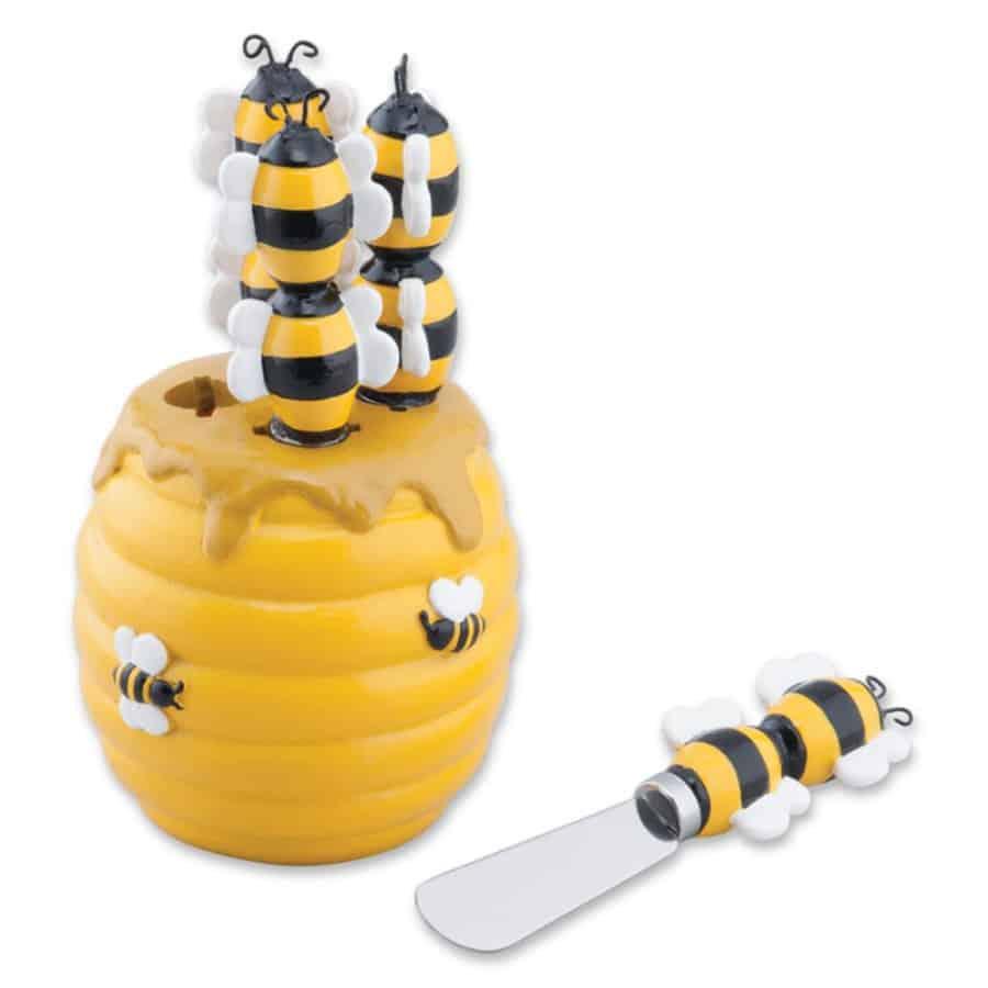 Honey Bees Cheese Spreader Set