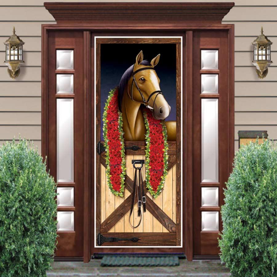 Horse Racing Door Cover - Image 2