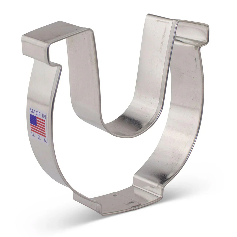 Horseshoe Cookie Cutter - Derby Party Baking & Gifts - Image 3