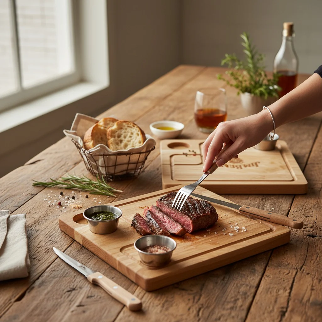 Jim Beam 2-Pack Steak Serving Set – Service for 2 - Image 2