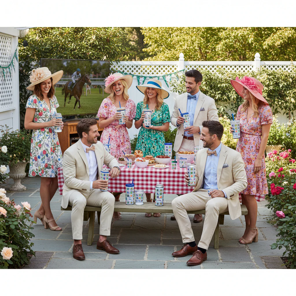 Jockey Club Collection by Swig Life | Horse Racing Print Drinkware | Multiple Styles - Image 2