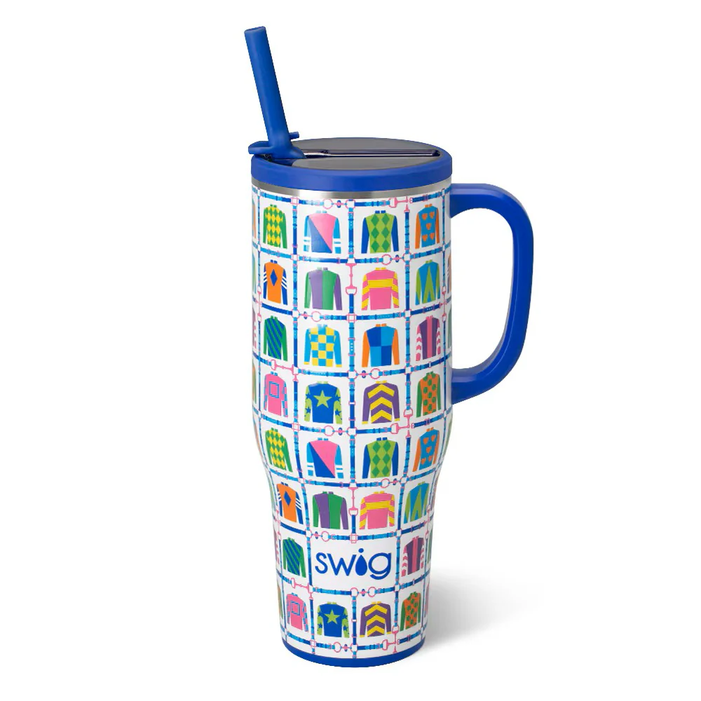 Jockey Club Collection by Swig Life | Horse Racing Print Drinkware | Multiple Styles - Image 5