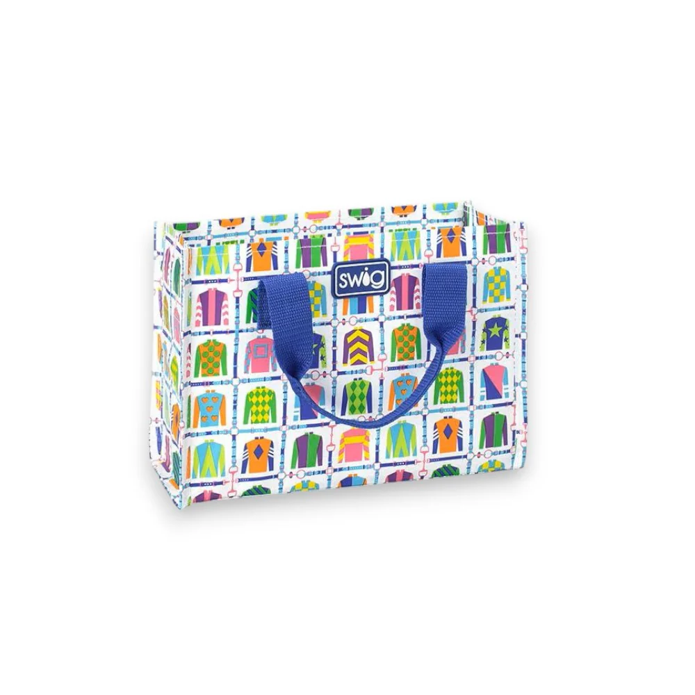 Jockey Club Derby Silks Reusable Gift Bags - Small & Wine Totes - Image 2