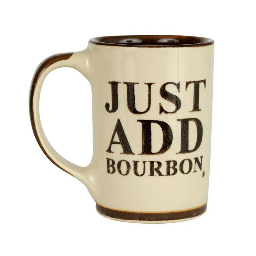 Just Add Bourbon 14oz Stoneware & Co Mug