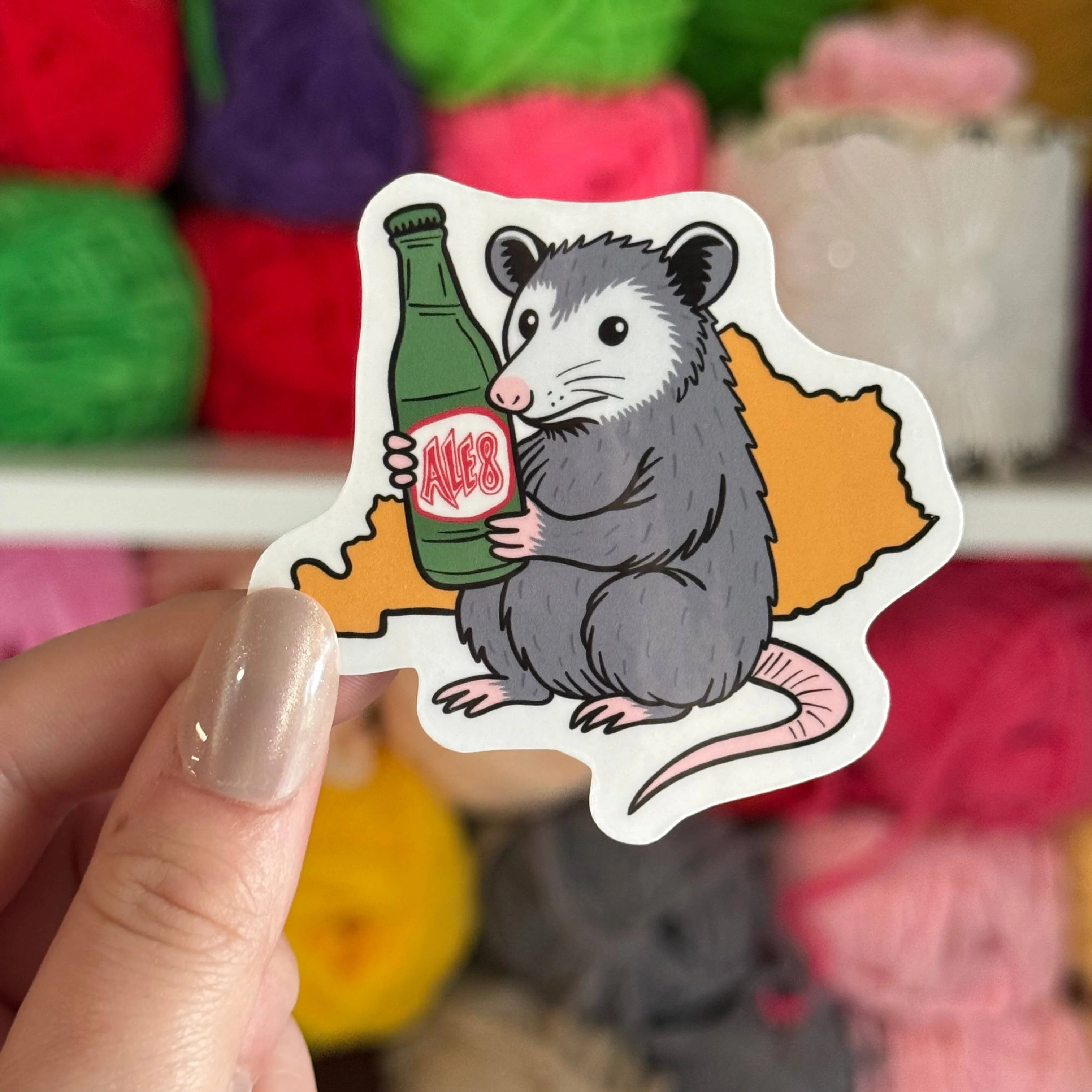 Kentucky ale-8 possum sticker - Image 2