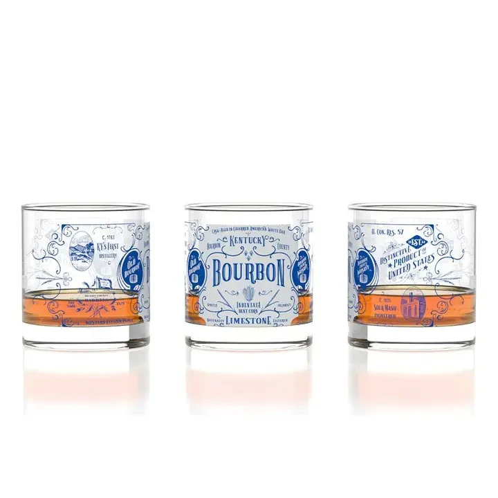 Kentucky Bourbon Origins Whiskey Rocks Glass – 11 oz. - Image 3