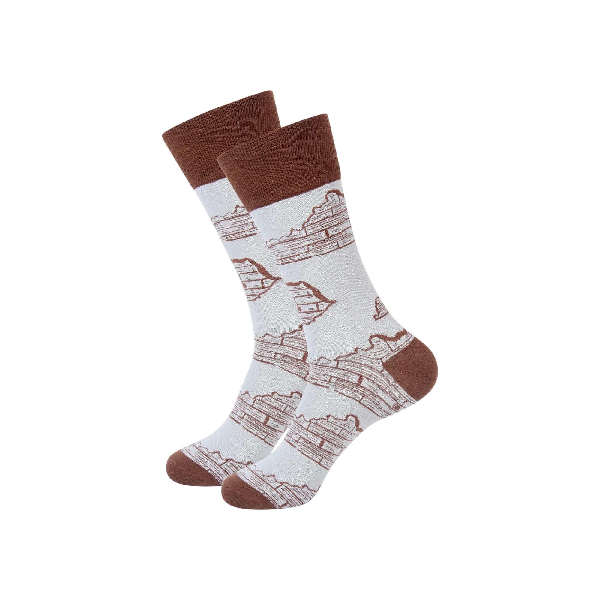 Kentucky & Bourbon Socks – Kentucky Blue, Bourbon-Themed Patterns - Image 5