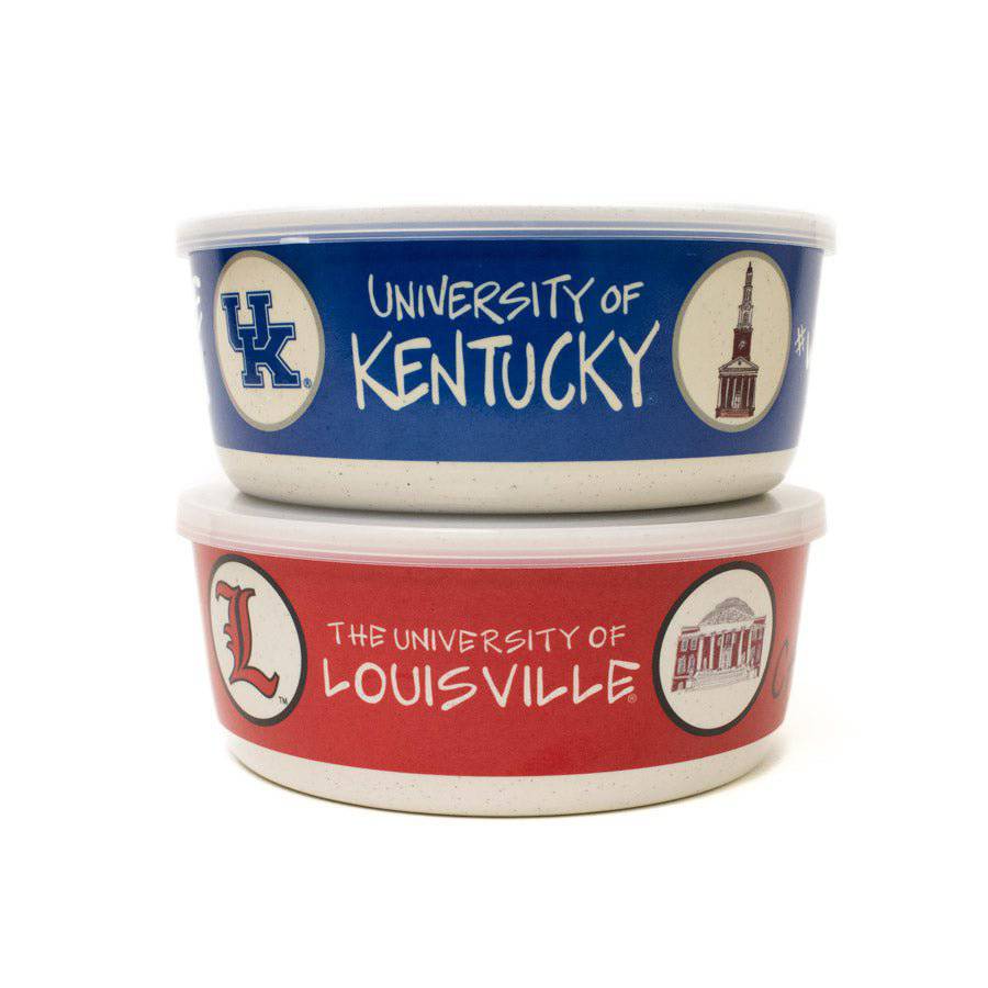 Kentucky Collegiate Bowl Set with Lids