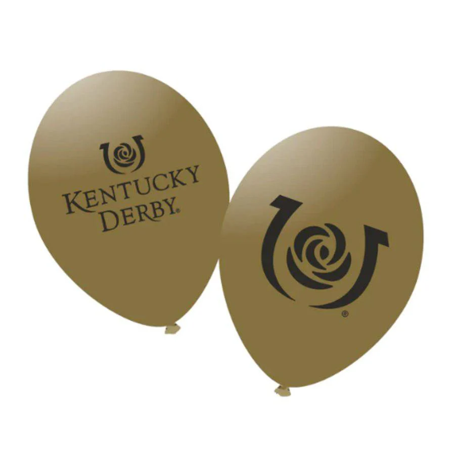 Kentucky Derby Gold Icon Balloons - Image 2