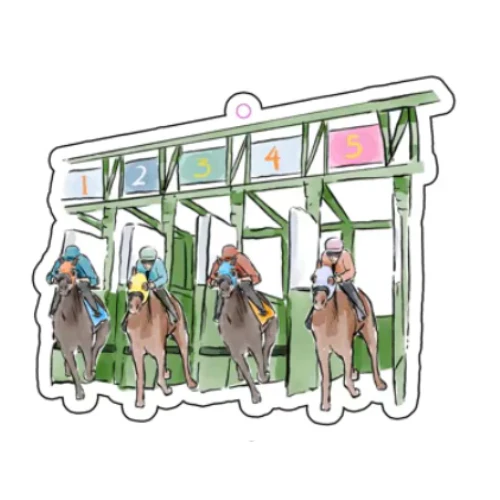 Kentucky Derby Horse Racing Air Freshener – Barrel Down South