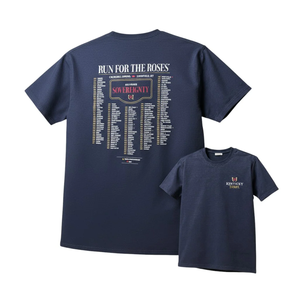 Kentucky Derby Iconic Winners Short Sleeve T-Shirt (2025 Sovereignty) - Image 3