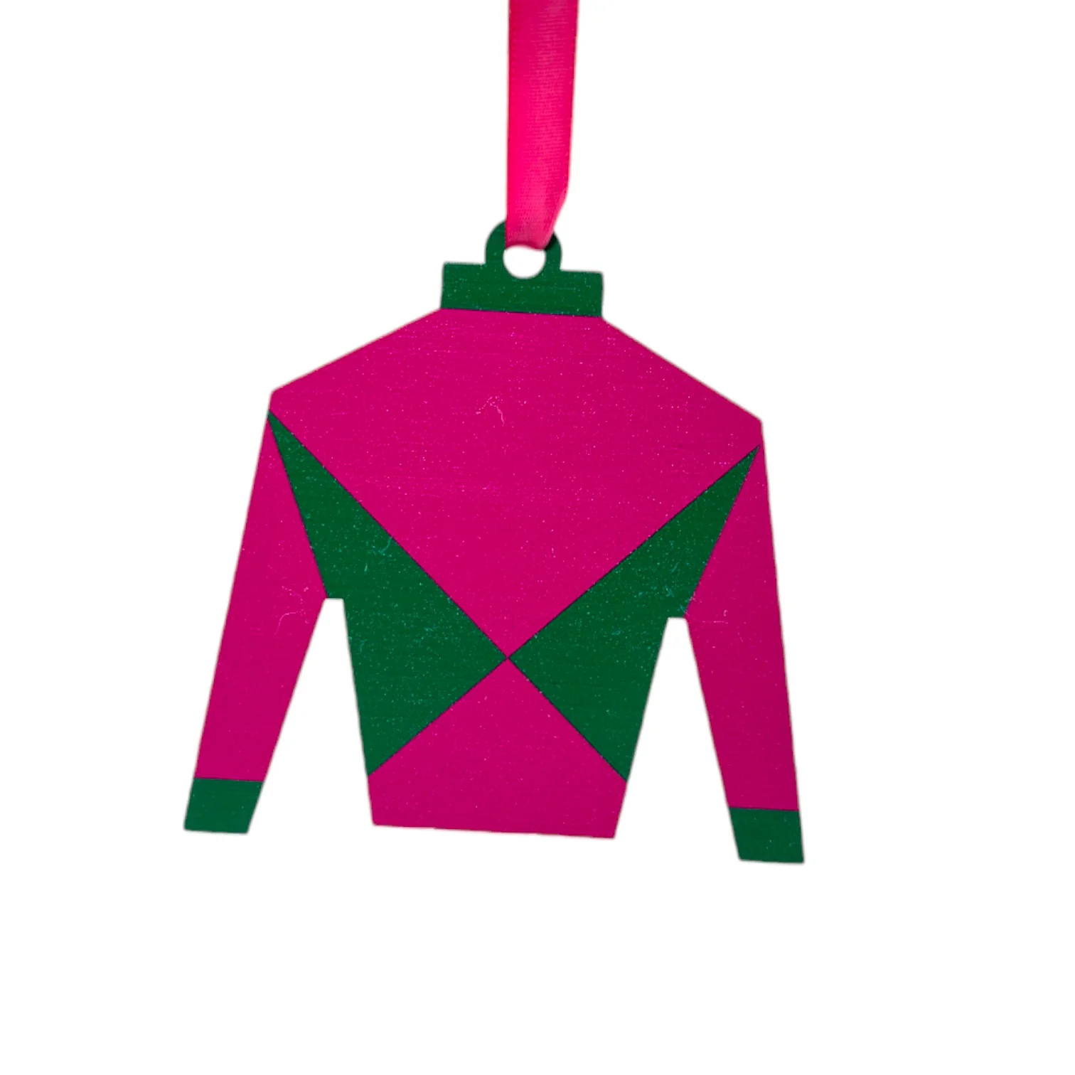 Kentucky Derby Jockey Silks Wooden Ornament - Image 7
