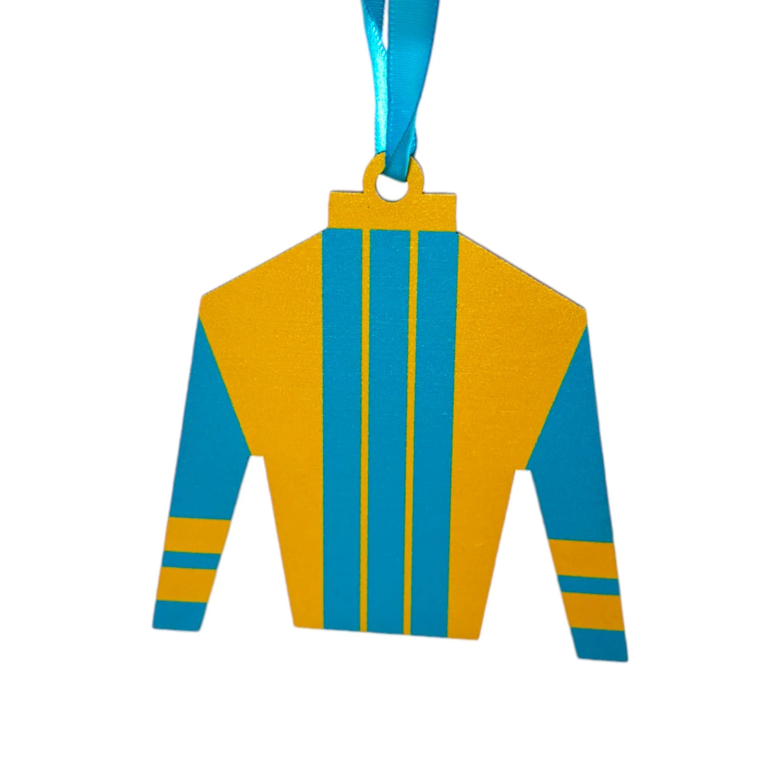 Kentucky Derby Jockey Silks Wooden Ornament - Image 9
