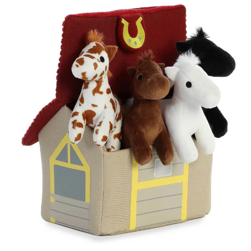 Kentucky Derby My Stable Plush Playset – 4-Piece Horse Set - Image 3