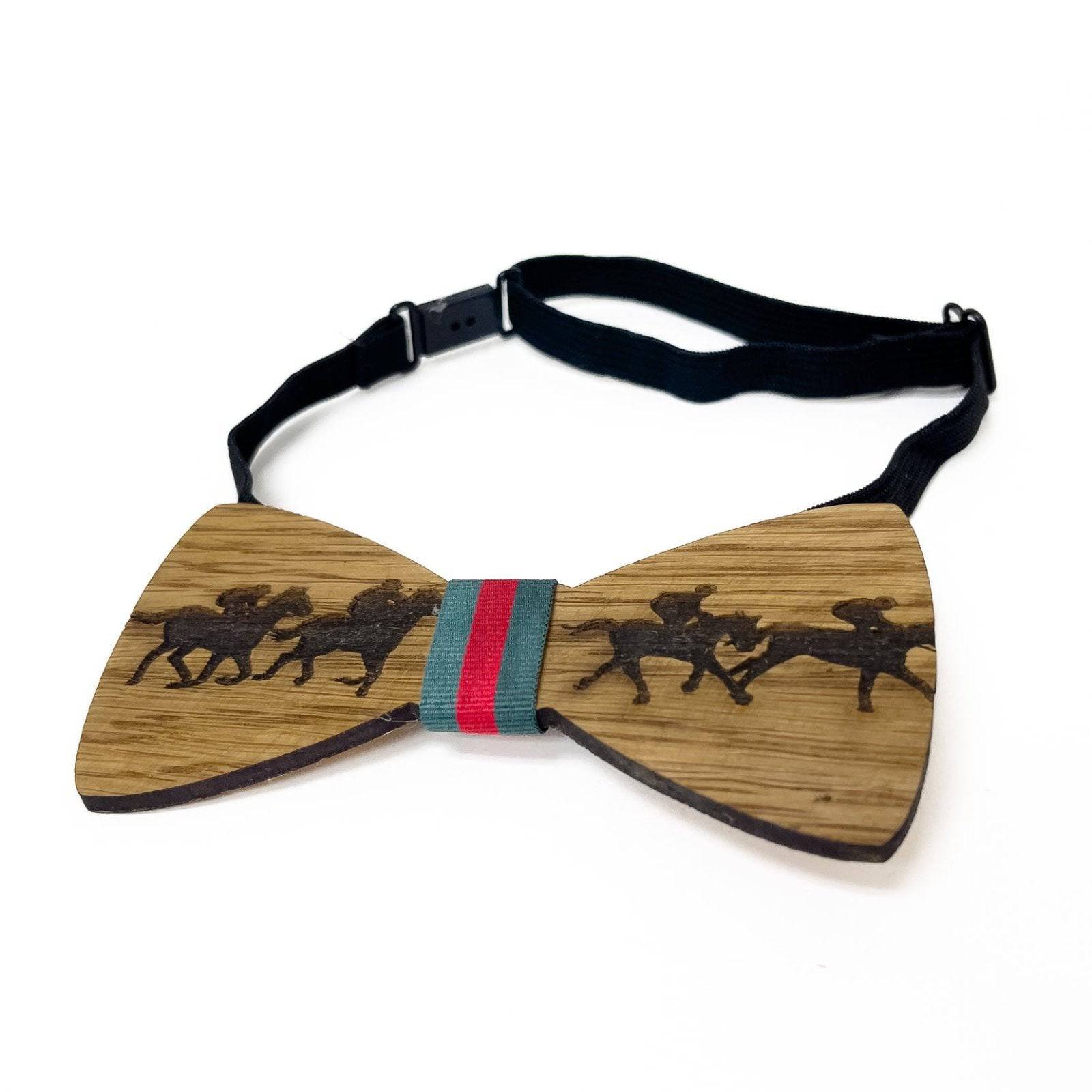 Kentucky Derby Wooden Bow Tie - Image 3