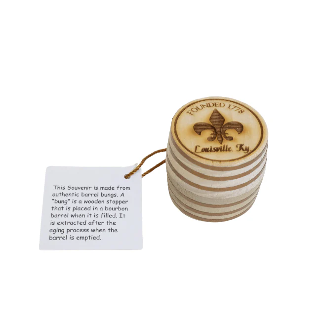 Kentucky Heritage Bourbon Barrel Bung Ornament - Image 4