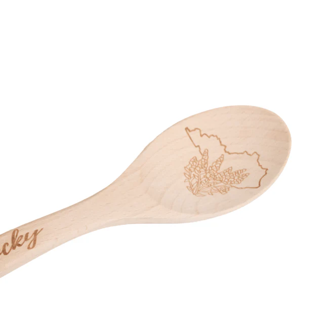 Kentucky Pride Natural Beech Wood Spoon - Image 2