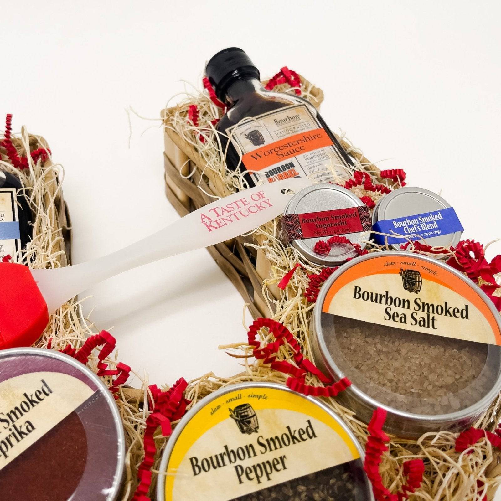 Kick It Up with Bourbon Barrel Foods Horseshoe Gift Basket - Image 4