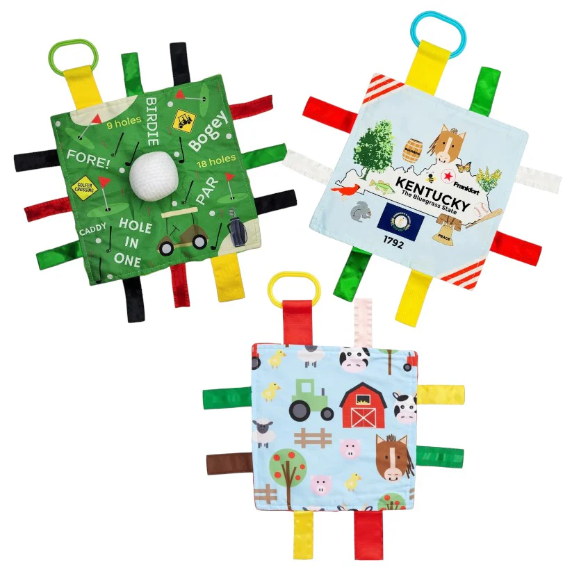 Learning Lovey Crinkle Tag Square