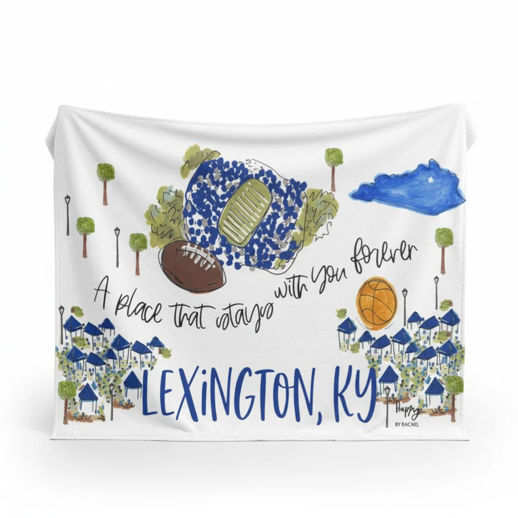 Lexington Saturdays Game Day Fleece Blanket