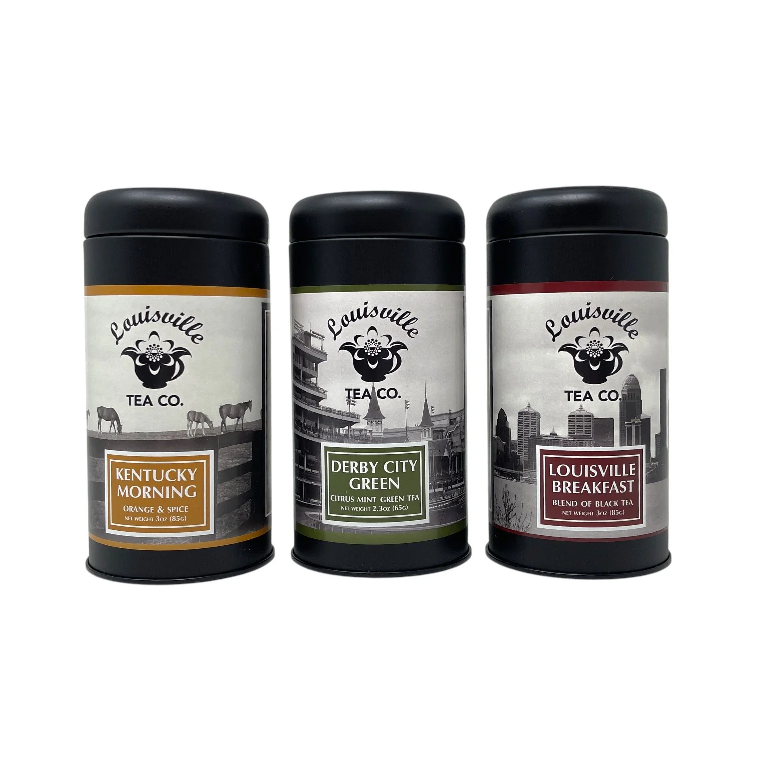Louisville Tea Co. Tea Tins – 3 Flavors
