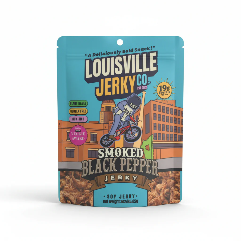 Louisville Vegan Jerky Co. | Plant-Based Jerky Snacks (3oz Bag) - Image 5