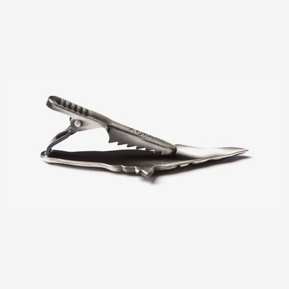 Love Your Neigh-Bor Antiqued Silver Tie Clip - Image 2