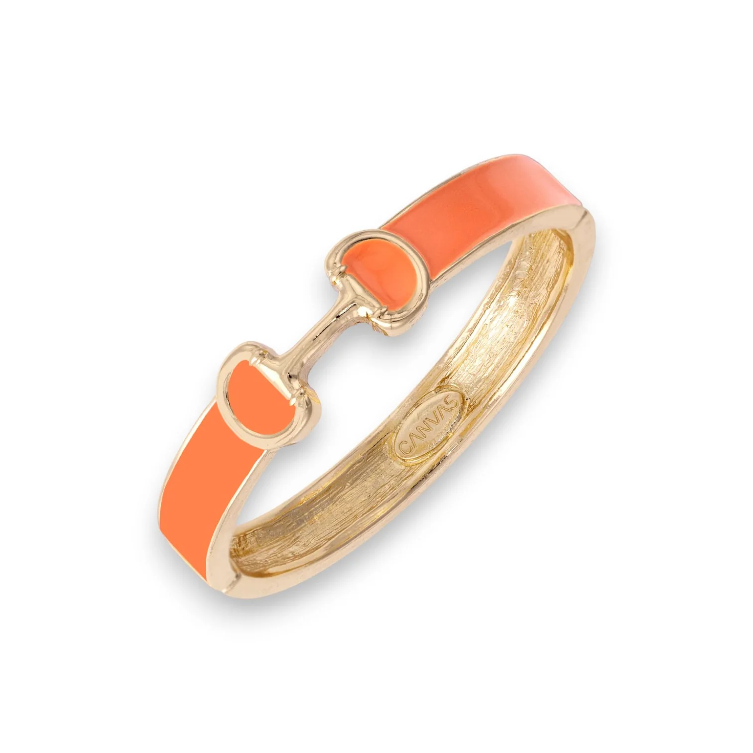 Majesty Horsebit Enamel Hinge Bangle - Image 5