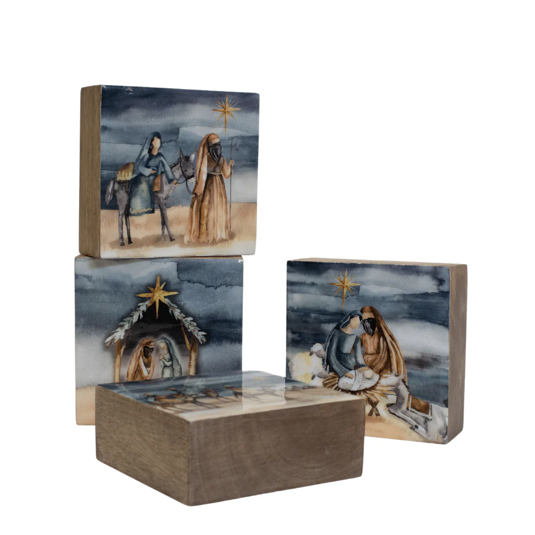 Nativity Wooden Block Collection