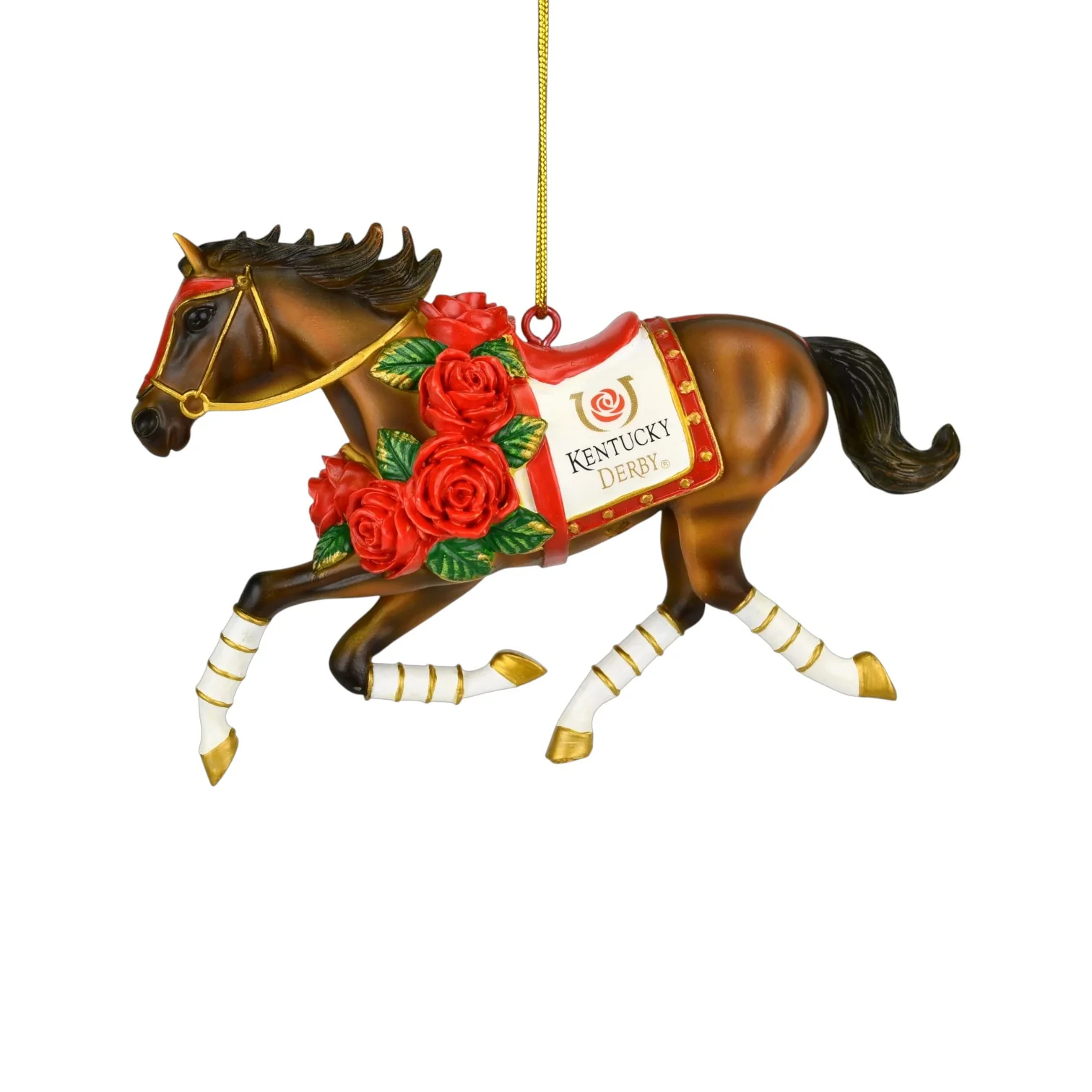Official Kentucky Derby Racehorse Ornament – Run for the Roses - Image 4