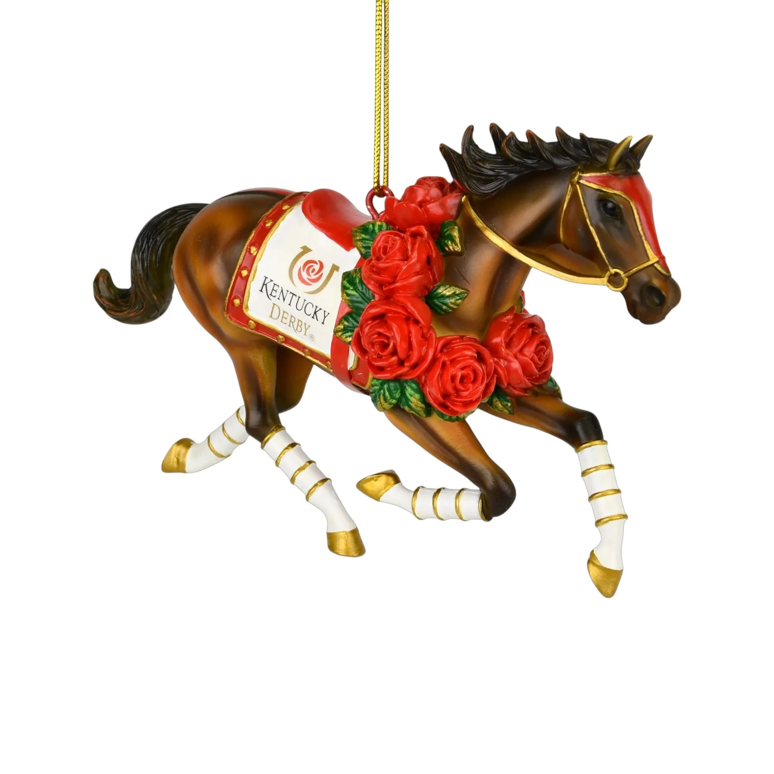Official Kentucky Derby Racehorse Ornament – Run for the Roses - Image 5