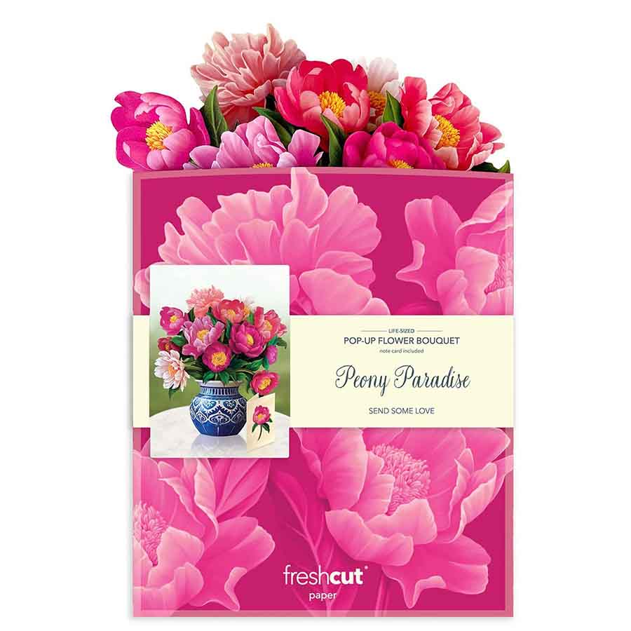 Peony Paradise Paper Flower Bouquet - Image 6