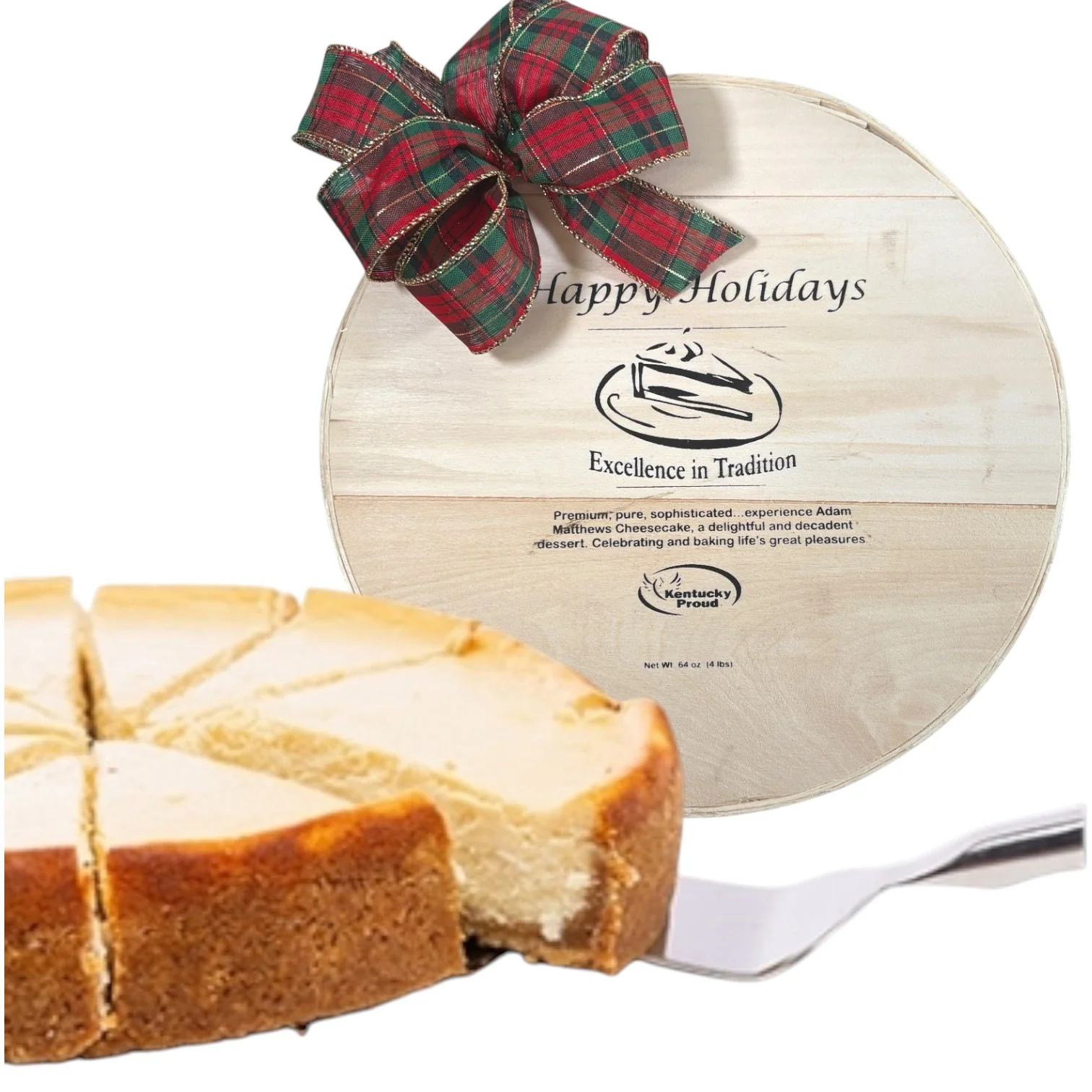 Pre-Sliced Kentucky Classic Cheesecake
