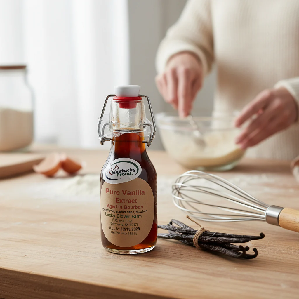 Pure Vanilla Extract Aged in Bourbon | Small-Batch Gourmet Vanilla (4oz) - Image 3